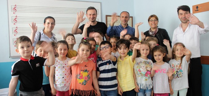 Miniklerden Konservatuara Teşekkür Ziyareti