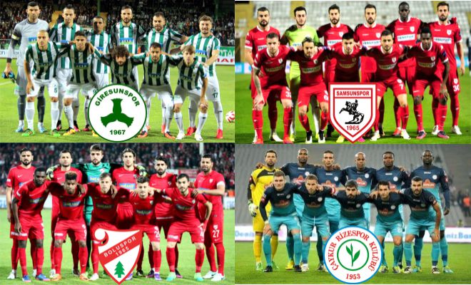 Karadeniz Takımları TFF 1. Lig’i 4’ledi