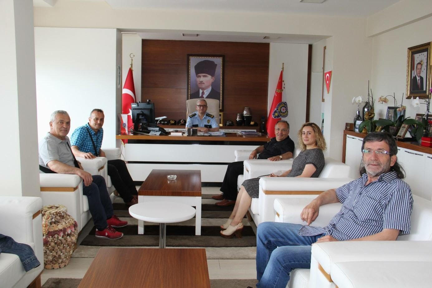 Gazeteciler Cemiyet Başkanı Ve Üyelerinden Ziyaret