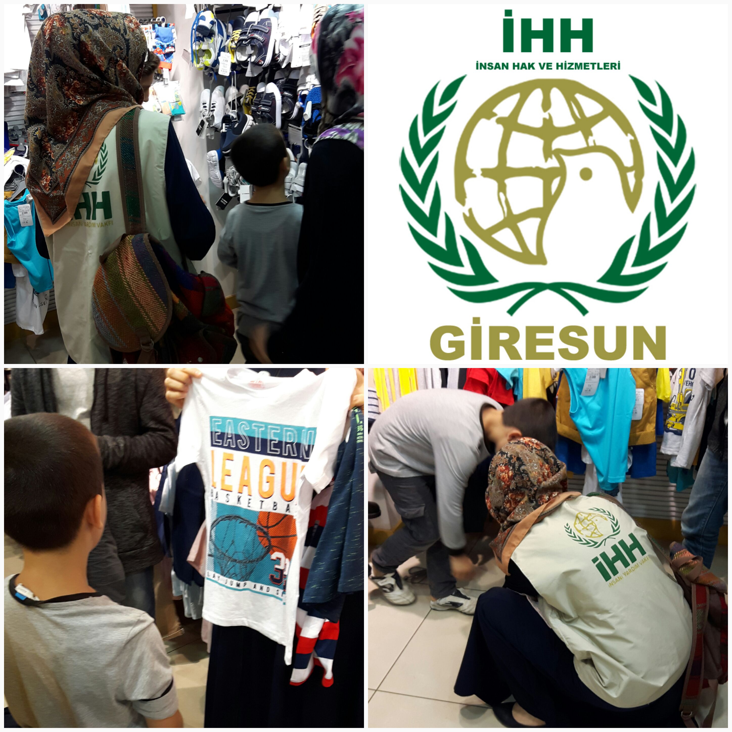 İHH Giresun Yetimlere Bayramlık Aldı