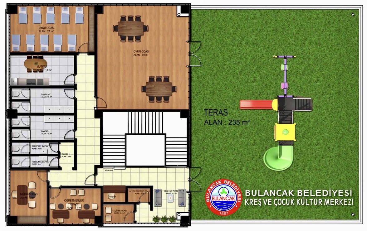 Belediyeden Kreş ve Çocuk Kültür Merkezi Projesi