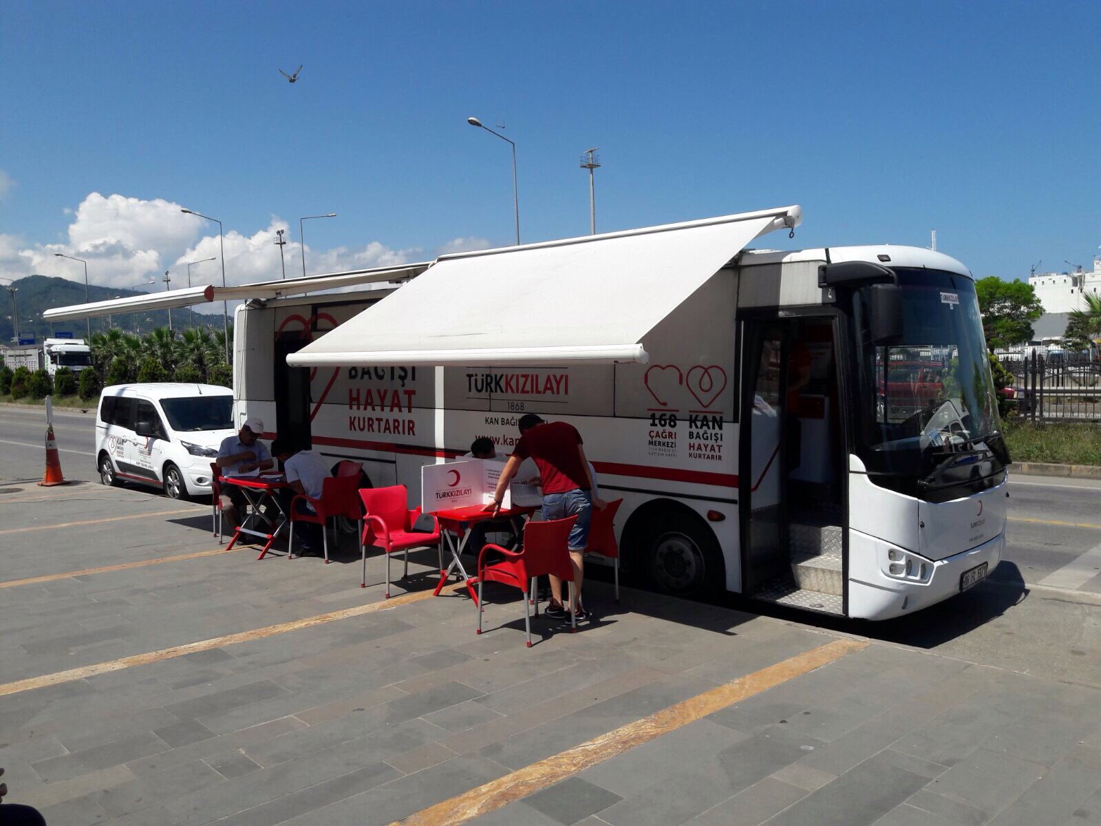  Kızılay 15 Temmuzda Giresun Atapark’ ta Kan Bağışçılarını  Bekliyor.
