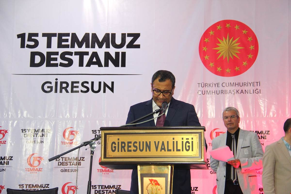 Vali Sarıfakıoğulları 15 Temmuz Yeniden Dirilişin Şanlı Günüdür