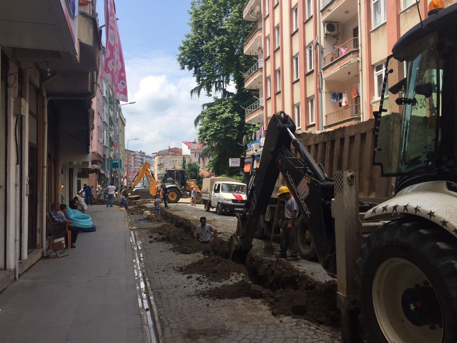 Giresun'da Doğalgaz Çalışmaları devam ediyor