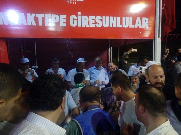 Sancaktepe Giresunlular 15 Temmuz'u Kutladılar