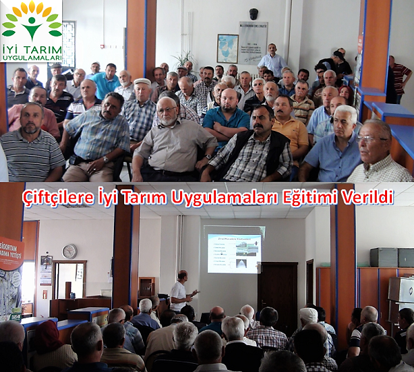 Çiftçilere İyi Tarım Uygulamaları Eğitimi Verildi