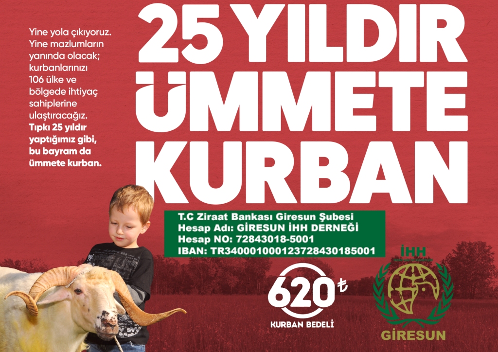 İHH İnsani Yardım Vakfı Kurban Çalışmalarına Başladı;