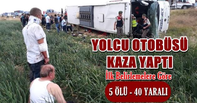 Giresun Otobüsü Şarampole Yuvarlandı: 5 Ölü, 40 Yaralı