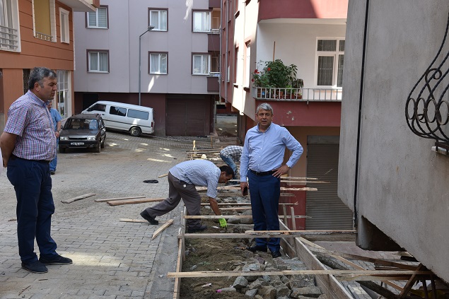 Parke Çalışmaları Aralıksız Devam Ediyor