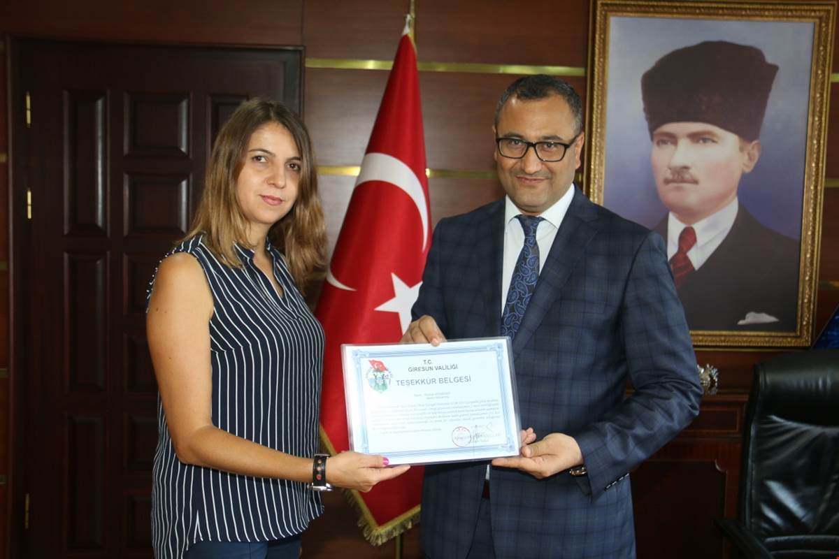 Can Kurtaran Kösedağ’a Teşekkür Belgesi 