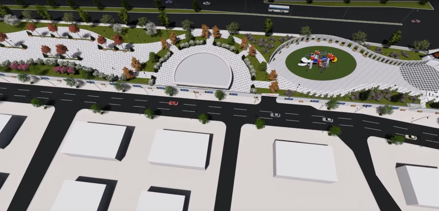 İhsaniye Mahallesinde Kapalı Otopark için ilk kazma vuruldu.