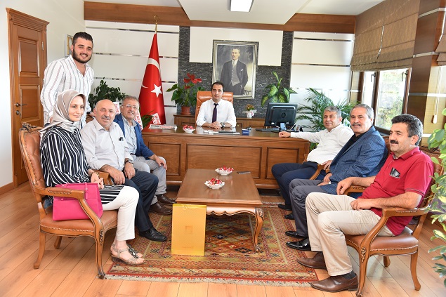 Başkan Karadere’den Kaymakam Uzan’a Hoşgeldin Ziyareti