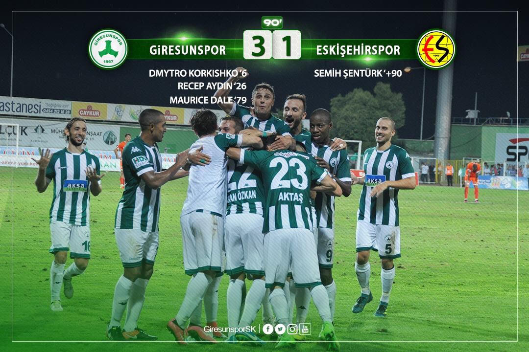 Giresunspor 3-1 Eskişehirspor