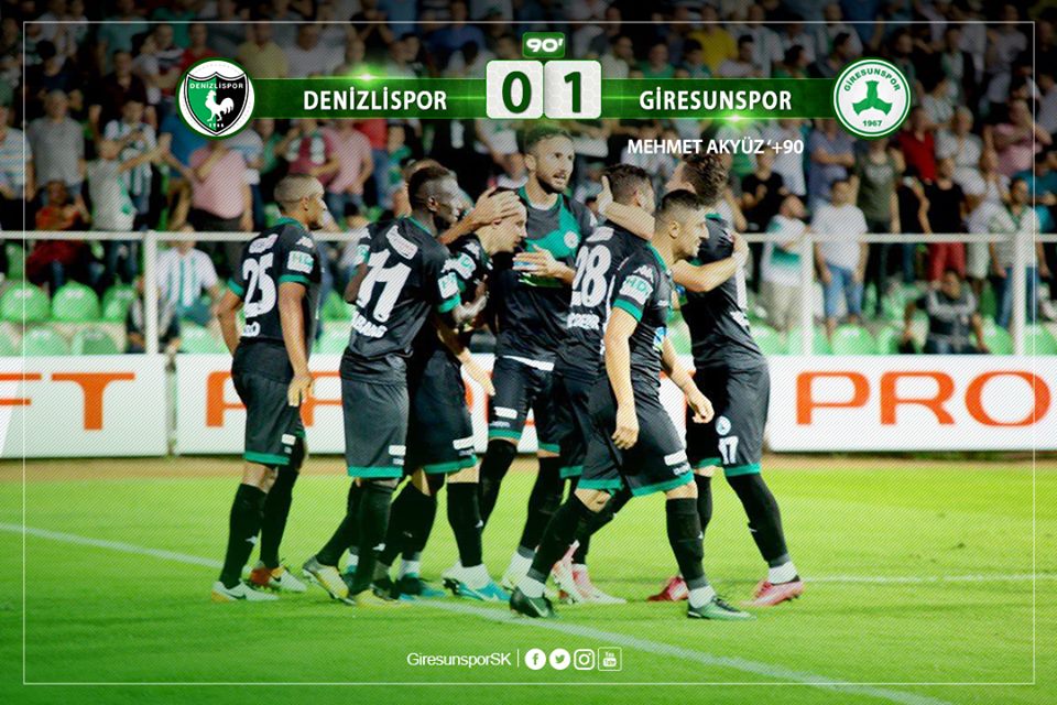 Denizlispor: 0 - Giresunspor: 1