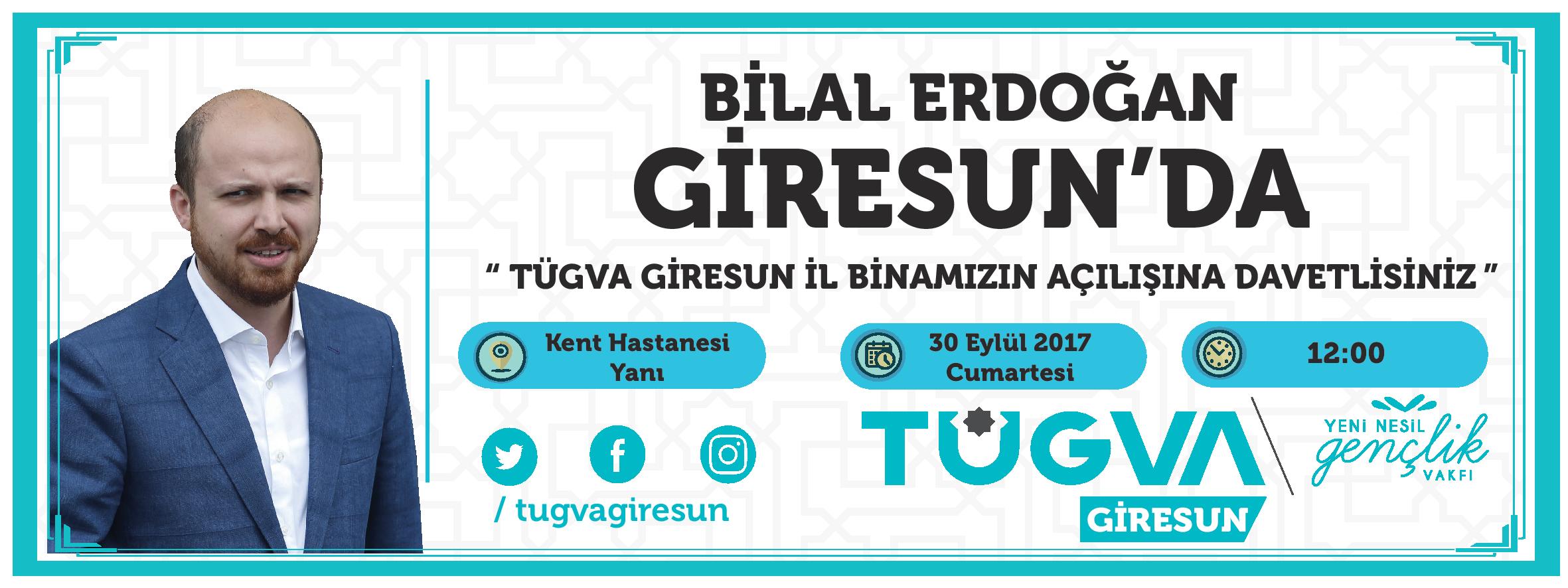TÜGVA Giresun İl Temsilciliği Açılıyor