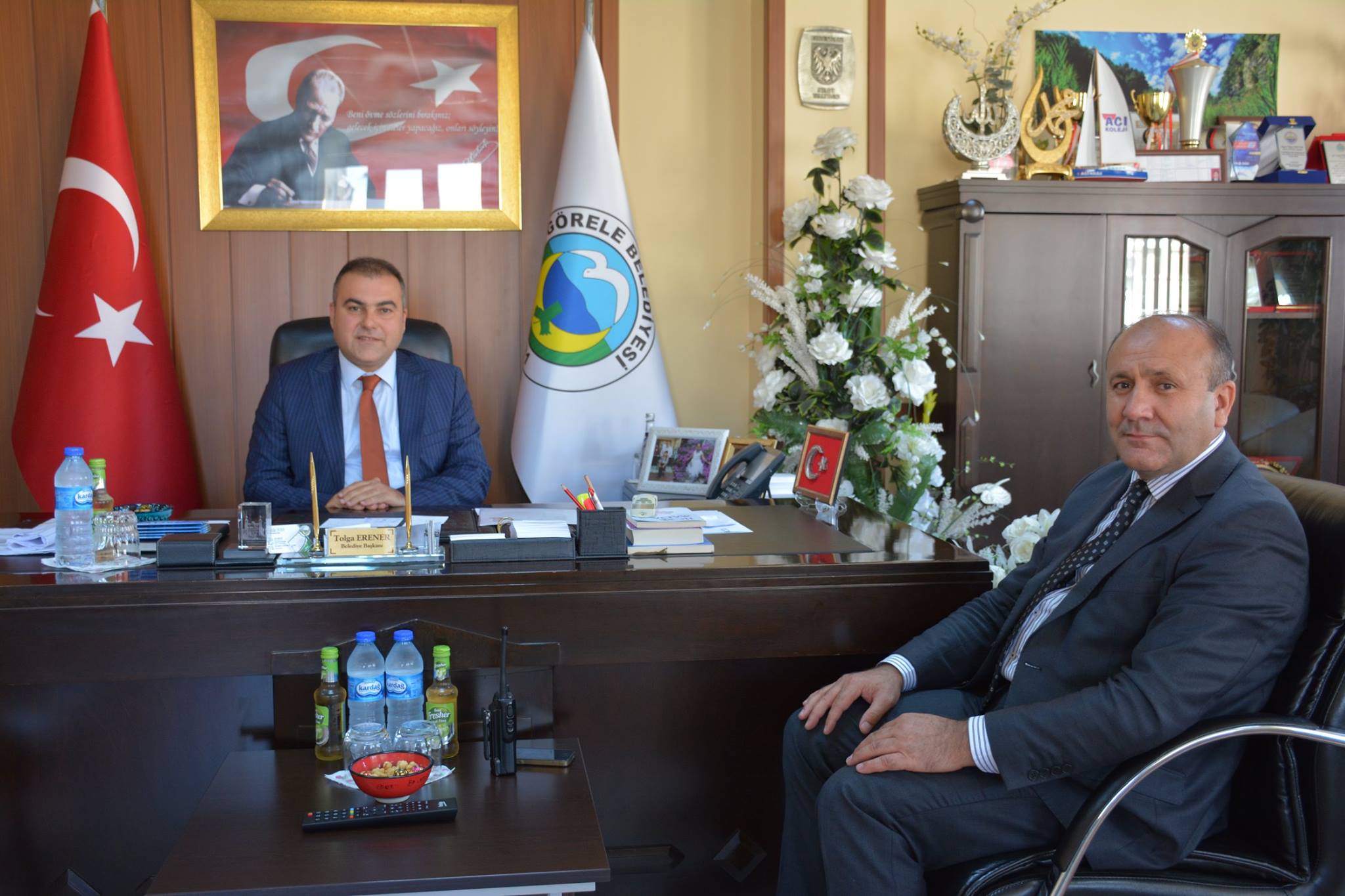 Yeni Emniyet Müdürü Baran Başkanımızı Ziyaret Etti.