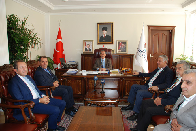 Dursun Özbek ile Başkan Genç Adıyaman'da