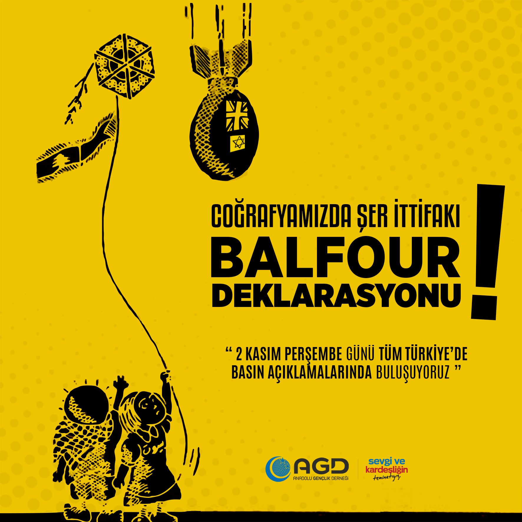 Balfour Deklarasyonu Utanç Vesikasıdır