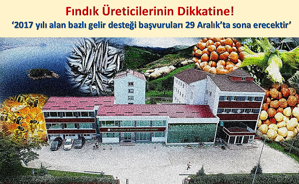 Fındık Üreticilerimizin Dikkatine!  