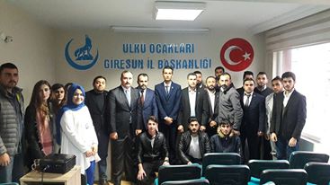 Ülkücü Ocakları G.M. Yöneticileri Giresun’da
