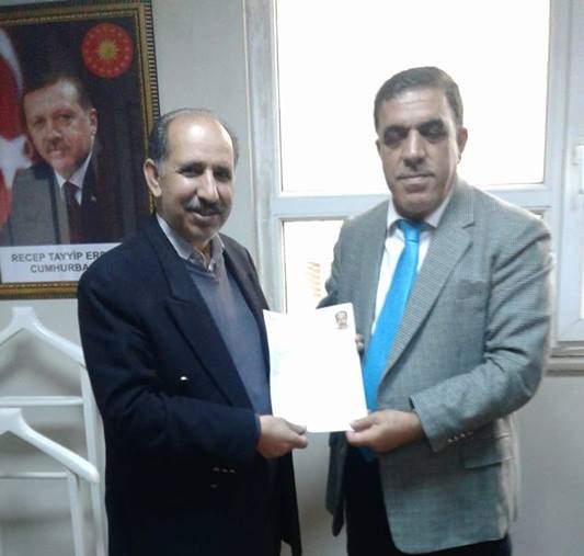 Kaya İl Başkanlığı İçin Adaylığını Açıkladı