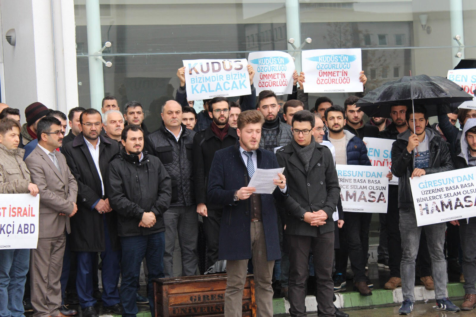 Giresun'da Stk'lardan 'Kudüs' İçin Ortak Basın Açıklaması