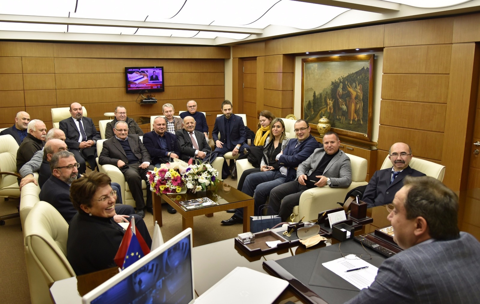 İYİ Parti'den Belediye Başkanına Ziyaret