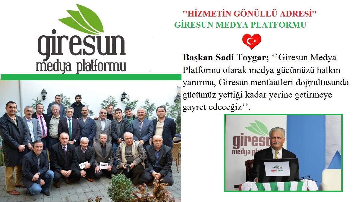 Hizmetin gönüllü Adresi ; Giresun Medya Platformu