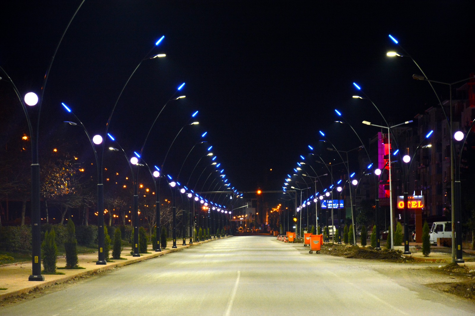 Bulancak’a Işıktan Gerdanlık Çok Yakıştı