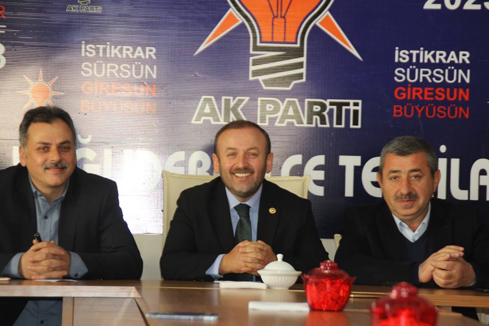 Milletvekili Sabri Öztürk Yağlıdere İlçe Teşkilatını Ziyaret Etti