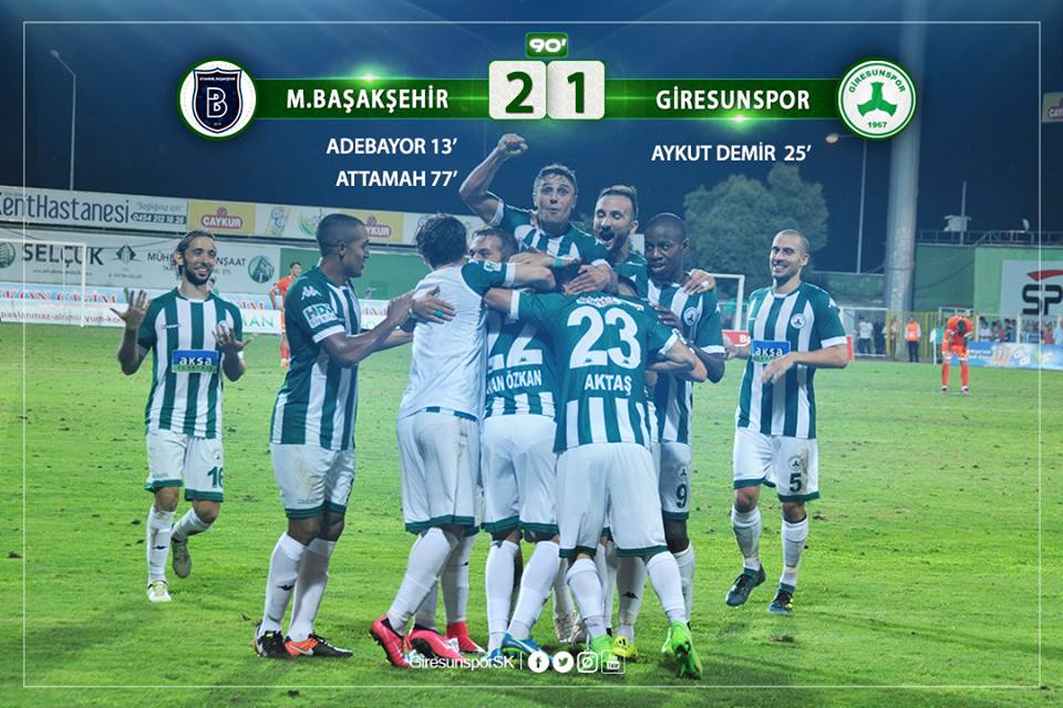 Başakşehir: 2 - Giresunspor: 1