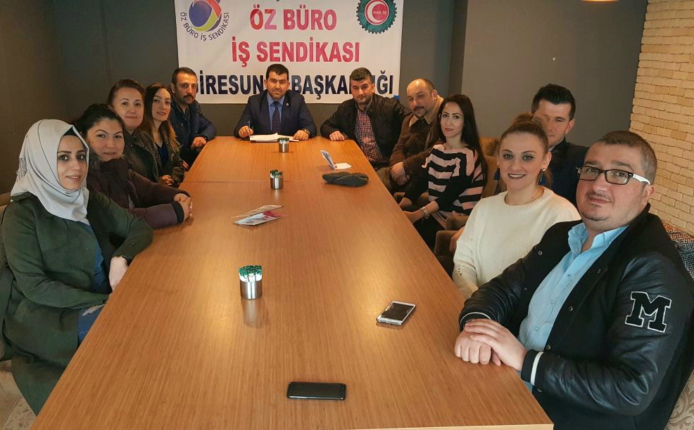 Giresun Öz Büro İş Sendikası kahvaltı etkinliğinde buluştu