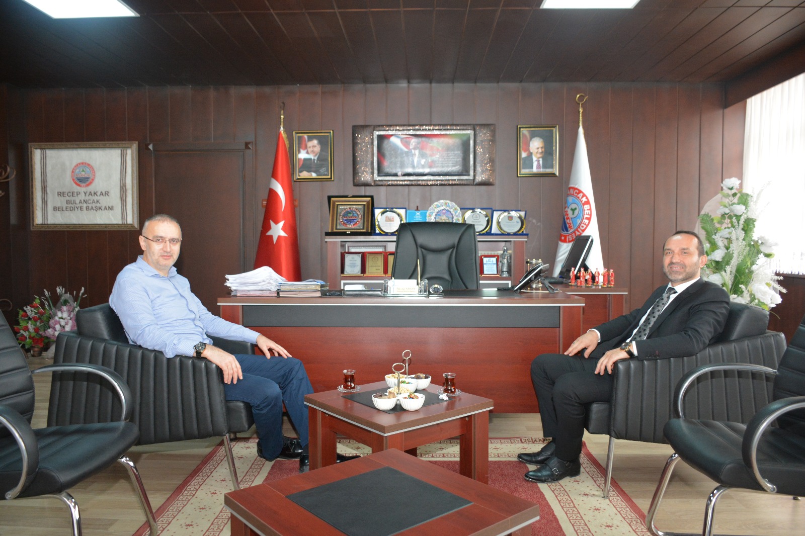 Ünye Belediye Başkanı Çamyar'dan Başkan Yakar'a Ziyaret