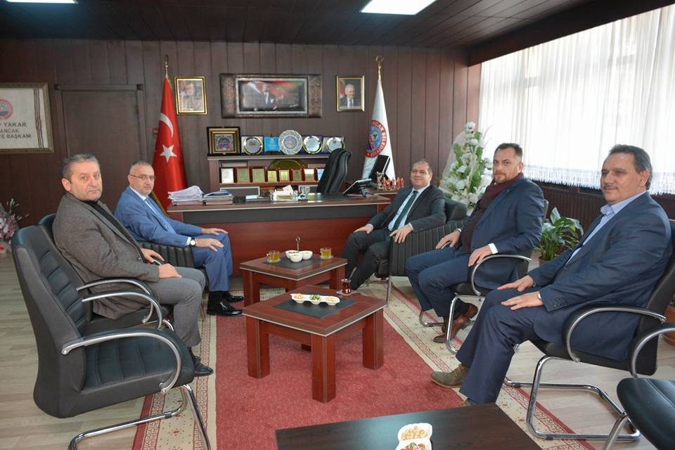 Kaymakam Ulugölge’den Başkan Yakar'a Veda Ziyareti