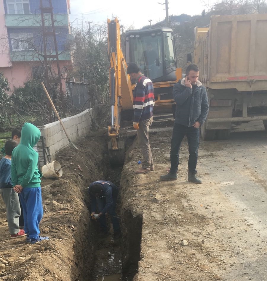 Su Hattı Yenileme Çalışmaları Tamamlandı.