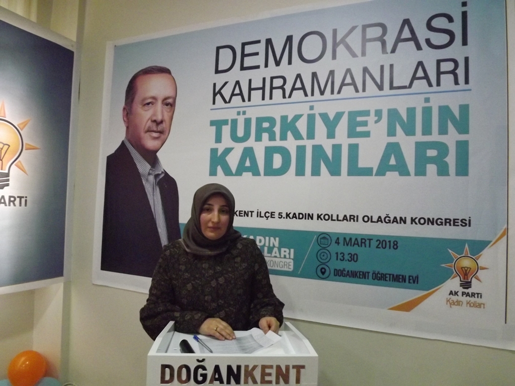 AK Parti Doğankent İlçe Kadın Kolları Başkanlığı Seçimi Yapıldı 