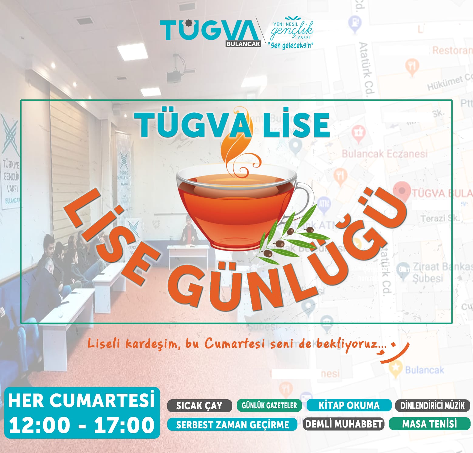 TÜGVA’lı gençler ''Lise Günlüğü'' programında buluşuyor.