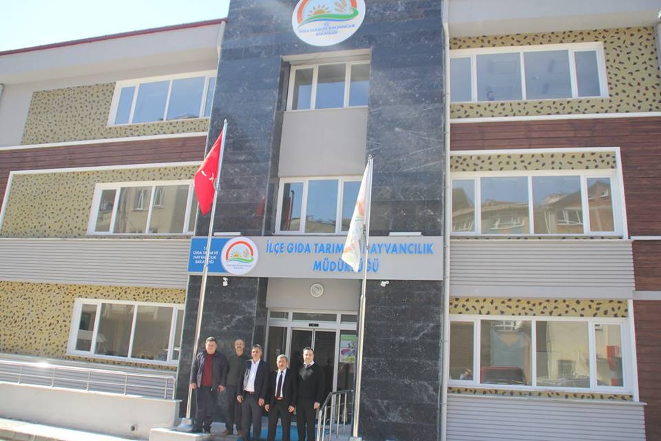 İLÇE GIDA TARIM VE HAYVANCILIK MÜDÜRLÜĞÜ YENİ HİZMET BİNASINDA