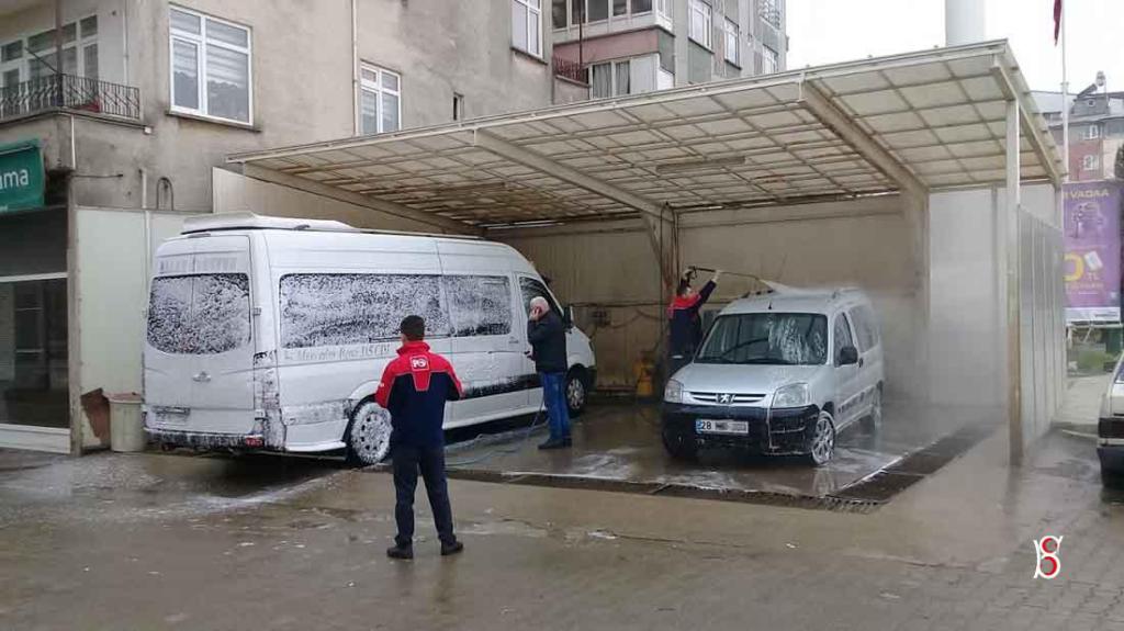Giresun’a gökten çamur yağdı