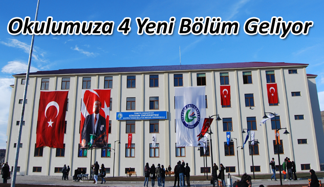  Alucra MYO'ya Yeni Bölümler Açılıyor