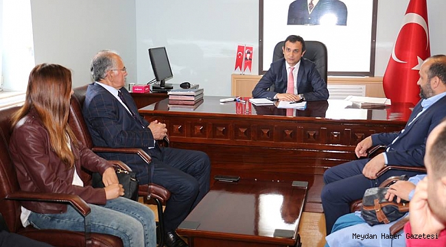 Başkan Karabıçak, Kaymakam Şahin'i Ziyaret Etti