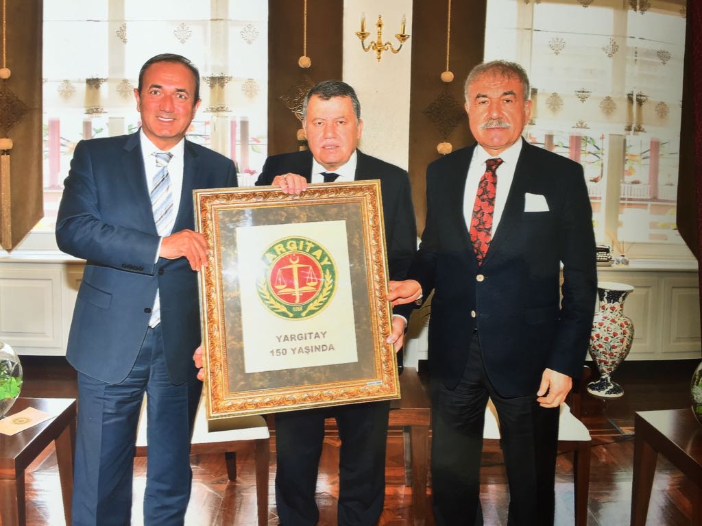 ANKARA ŞEBİNKARAHİSAR VAKFINDAN YARGITAYA 150.YIL KUTLAMA ZİYARETİ