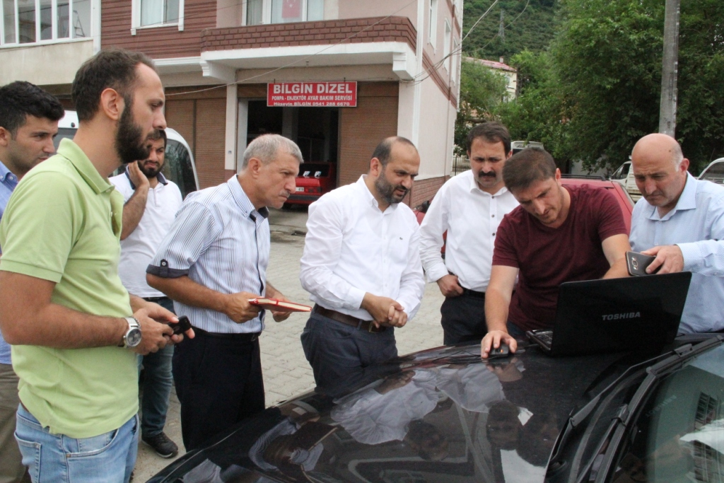 Tirebolu Batı Girişi Yol Ayrımında