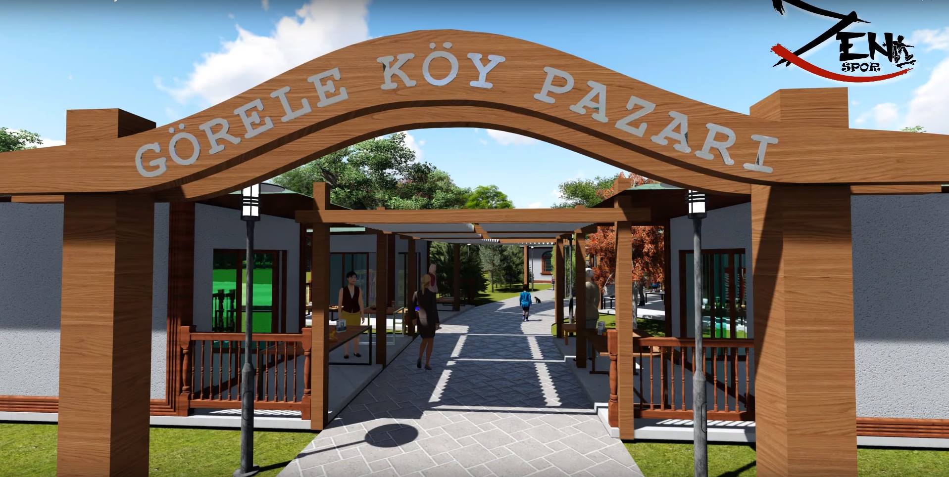 KÖY PAZARI PROJESİNDE İLK ADIM ATILDI. 
