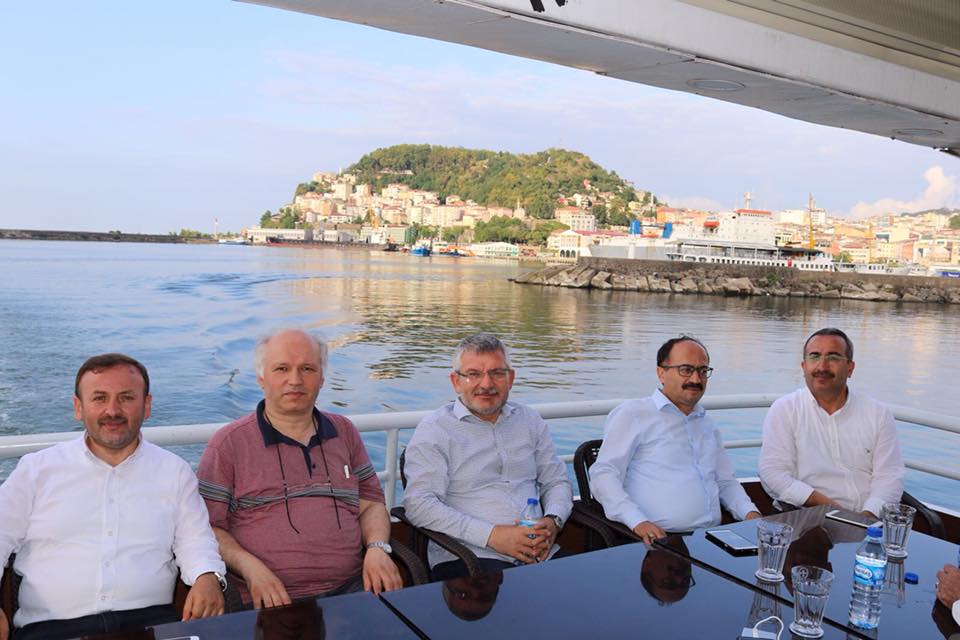 EDEBİYATÇILARI GİRESUNDA AĞIRLADIK