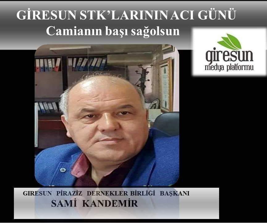 GİRESUN STK’LARININ ACI GÜNÜ