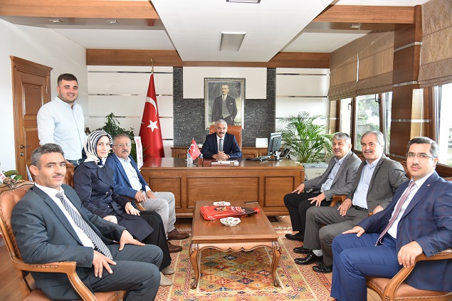 Başkan Karadere’den Kaymakam Baştürk 'e Hayırlı Olsun Ziyareti