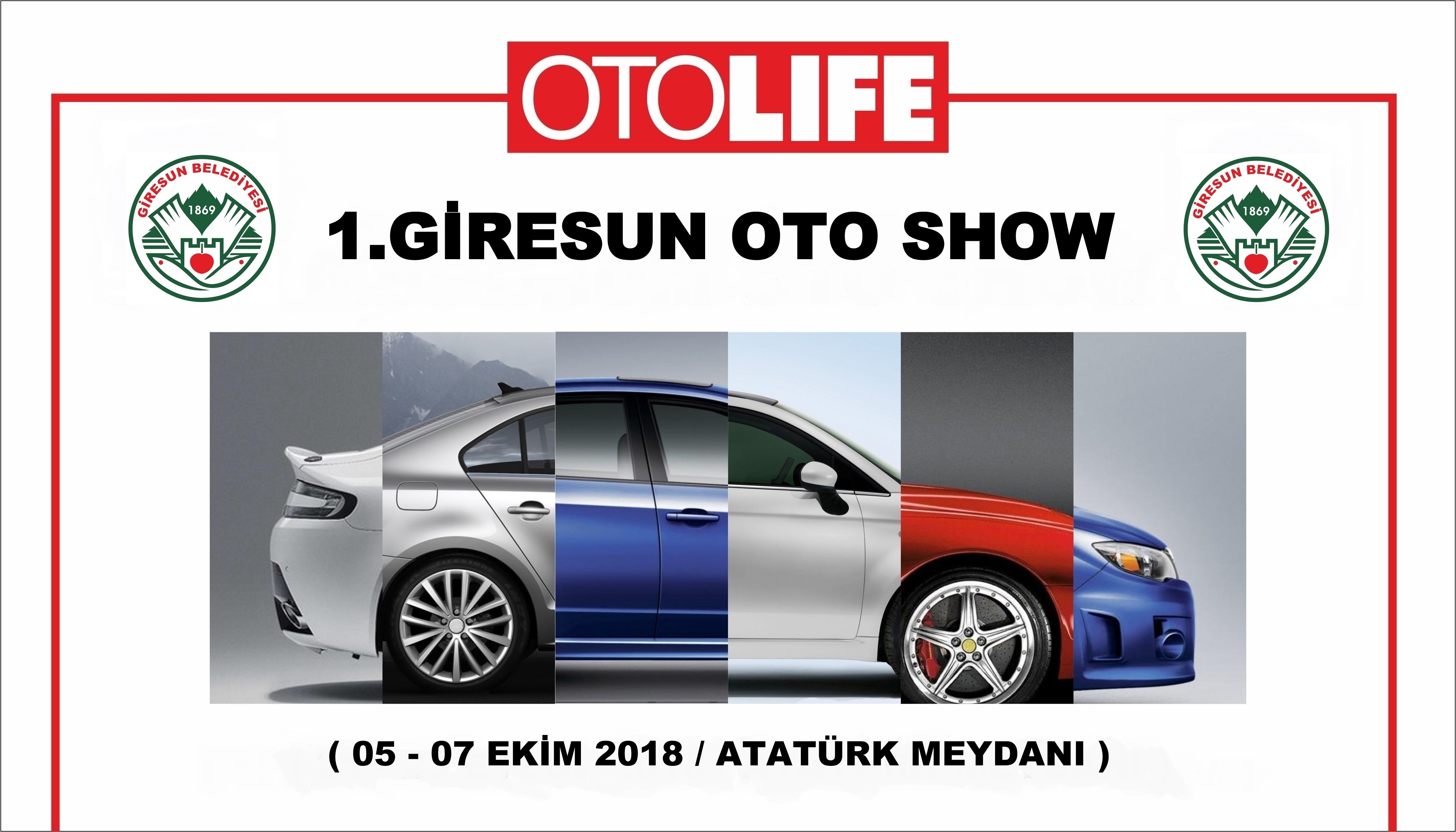 1. Giresun oto show başlıyor