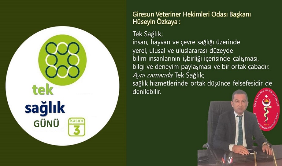 3 Kasım Dünya Tek Sağlık Günü