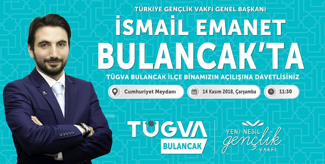 TÜGVA Bulancak İlçe binası ve Gençlik Kıraathanesi açılıyor…